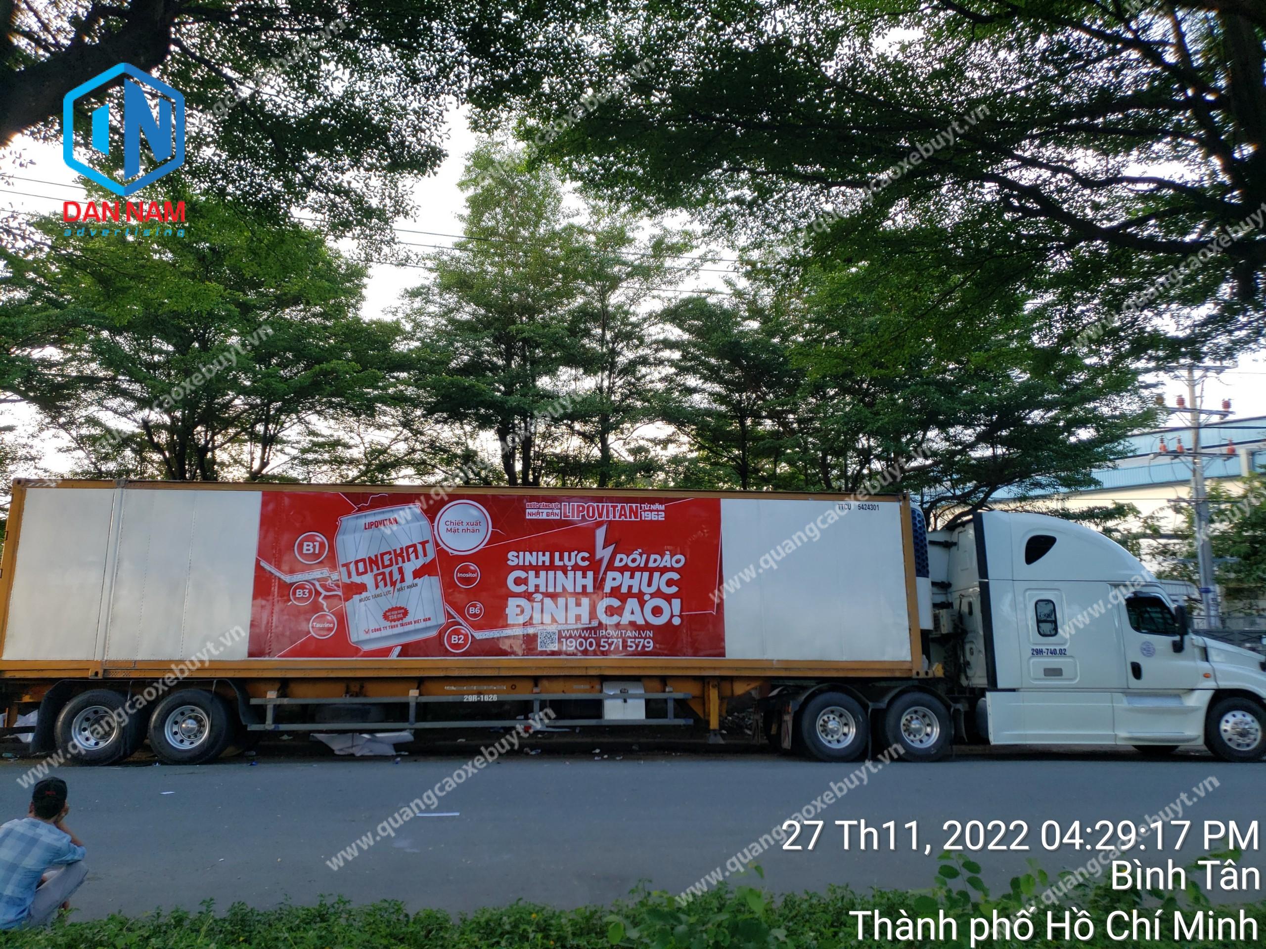 Quảng cáo trên Container