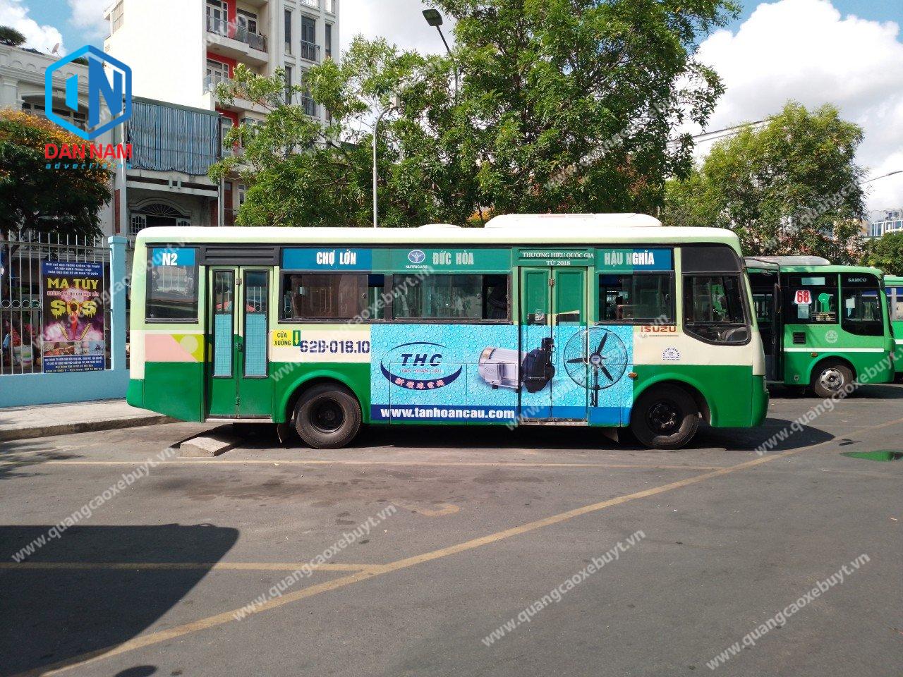quảng cáo trên xe bus hcm