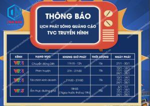 booking quảng cáo truyền hình