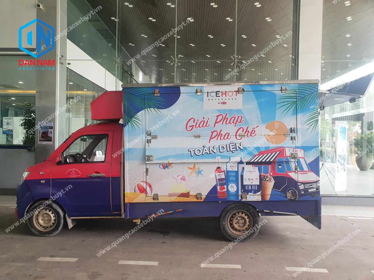 Dán xe tải bán hàng lưu động Dán xe tải bán hàng lưu động