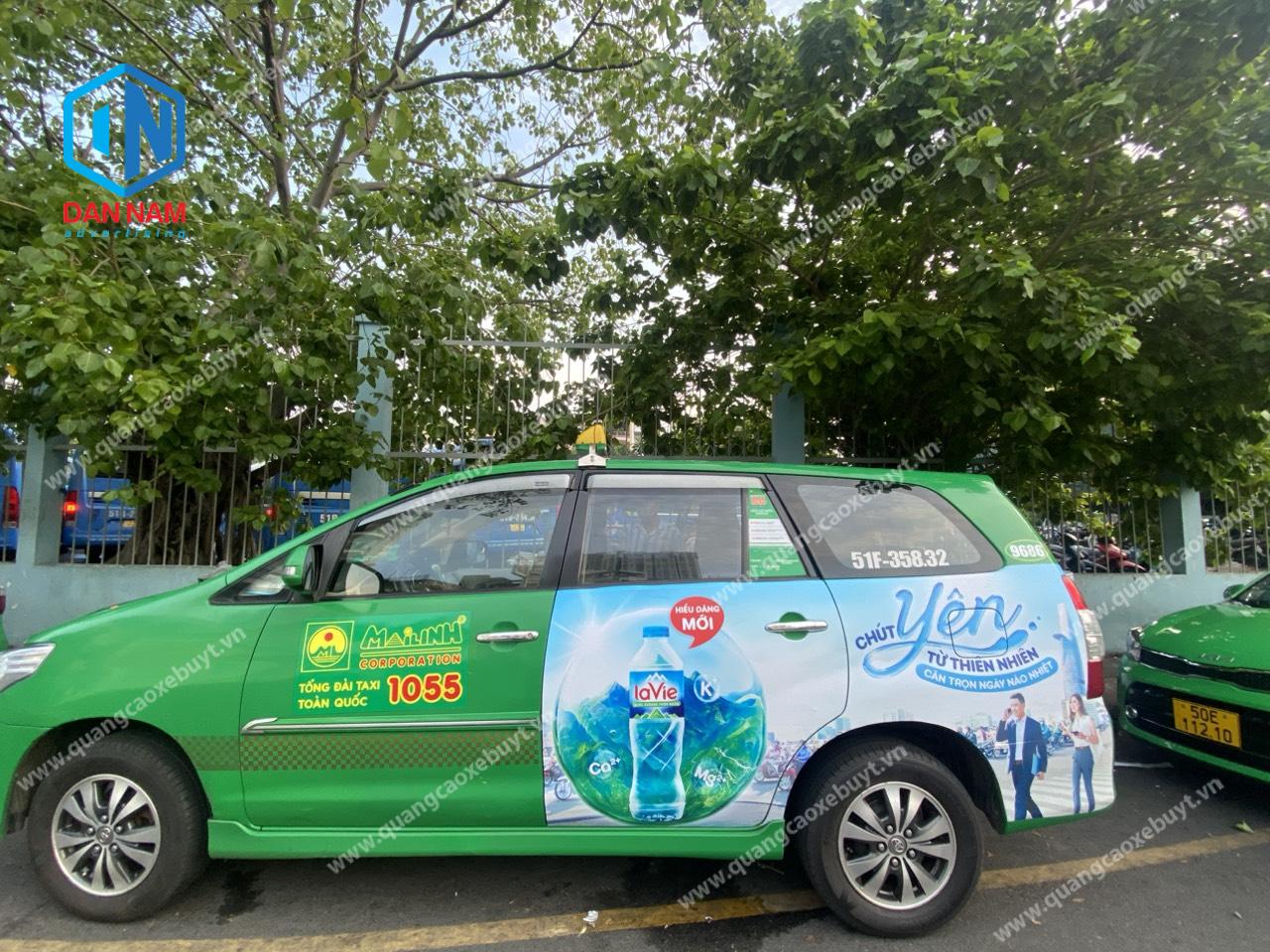 Quảng cáo taxi Mai Linh