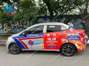 quảng cáo trên taxi G7