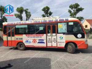 quảng cáo xe bus tại nghệ an