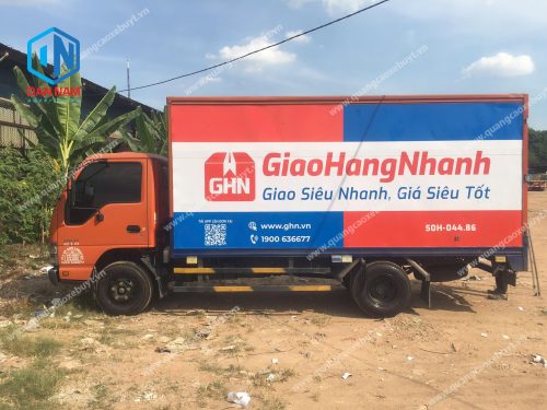 dán decal thùng xe tải dán decal thùng xe tải