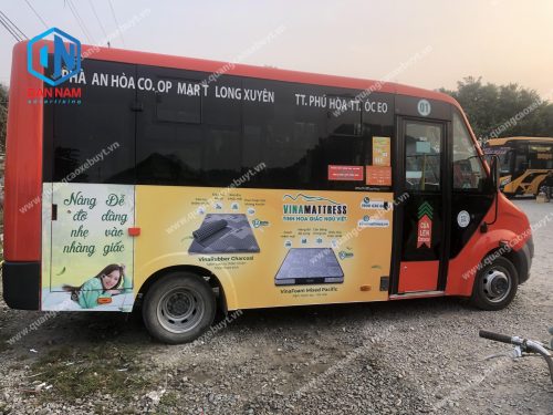 quảng cáo trên xe bus an giang quảng cáo trên xe bus an giang