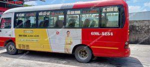 Quảng cáo xe bus Cà Mau