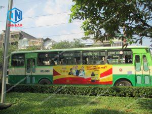 Quảng cáo xe bus tại Long An