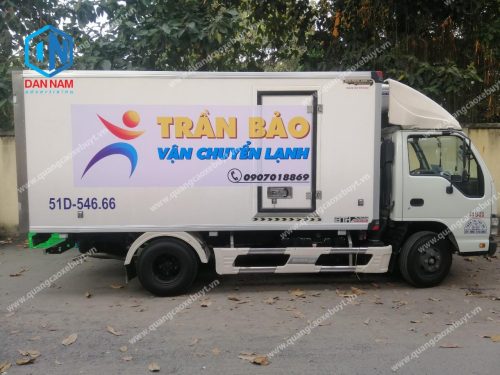 Decal phản quảng xe tải Decal phản quảng xe tải