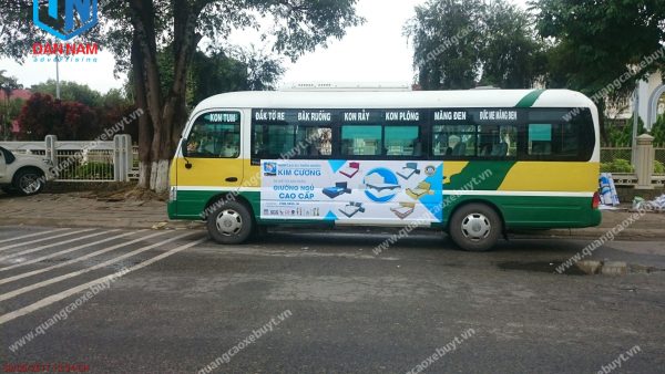Quảng cáo xe bus Gia Lai