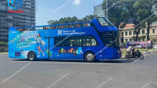 Quảng cáo xe buýt 2 tầng có bị giới hạn tuyến đường Quảng cáo xe buýt 2 tầng có bị giới hạn tuyến đường