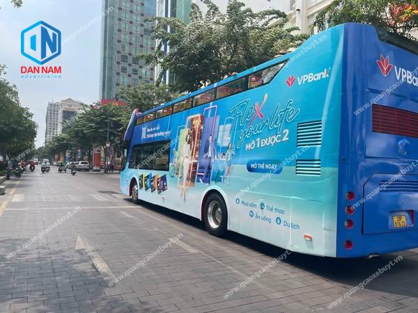 Quảng cáo xe buýt 2 tầng Quảng cáo xe buýt 2 tầng