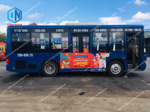 Quảng cáo xe buýt Tây Ninh