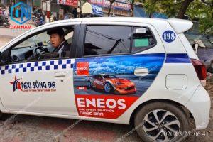 quảng cáo taxi sông đà
