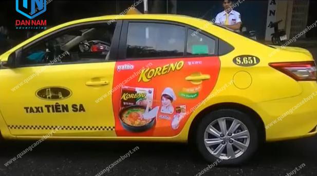 Quảng cáo taxi Tiên Sa