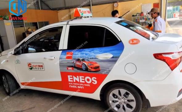 quảng cáo trên taxi Sun quảng cáo trên taxi Sun