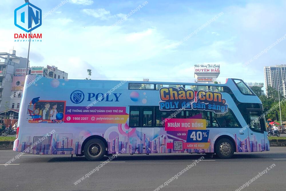 Quảng cáo roadshow xe buýt 2 tầng Đà Nẵng