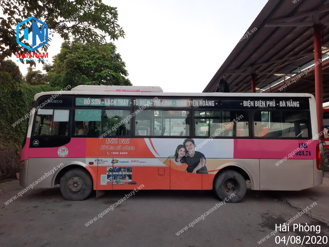 Quảng cáo trên xe bus Hải Phòng Quảng cáo trên xe bus Hải Phòng