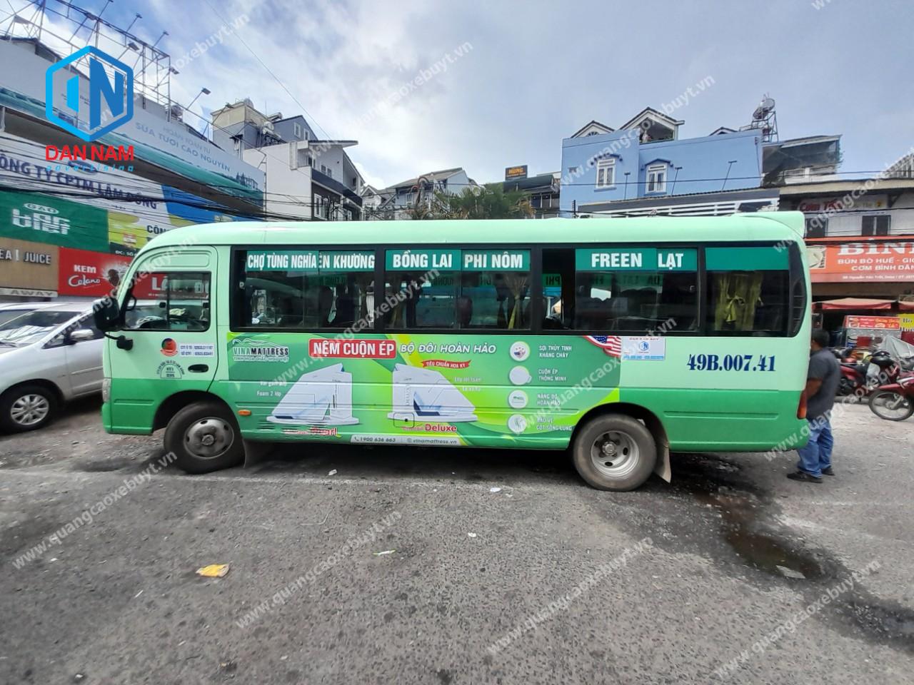 Quảng cáo xe bus Đà Lạt Quảng cáo xe bus Đà Lạt