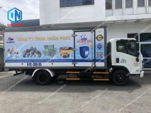 Quy định dán quảng cáo trên xe tải