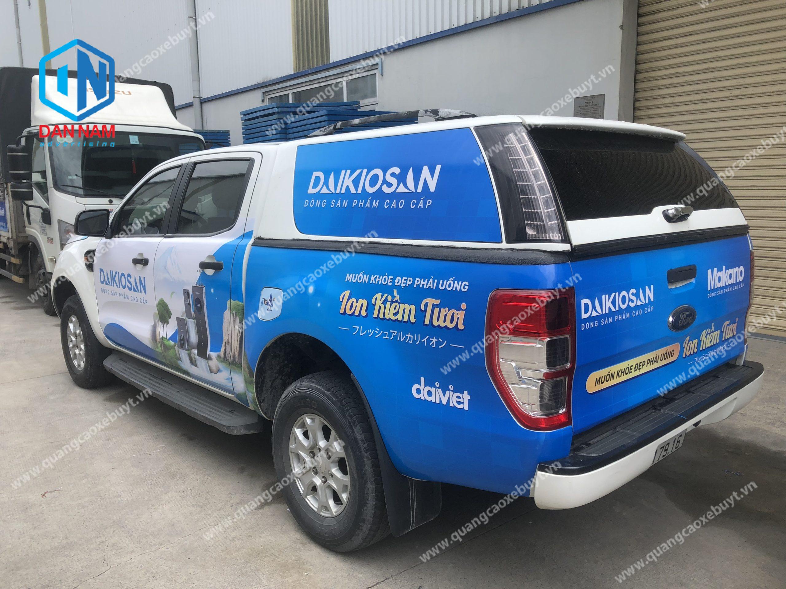 Dán decal quảng cáo ô tô Dán decal quảng cáo ô tô