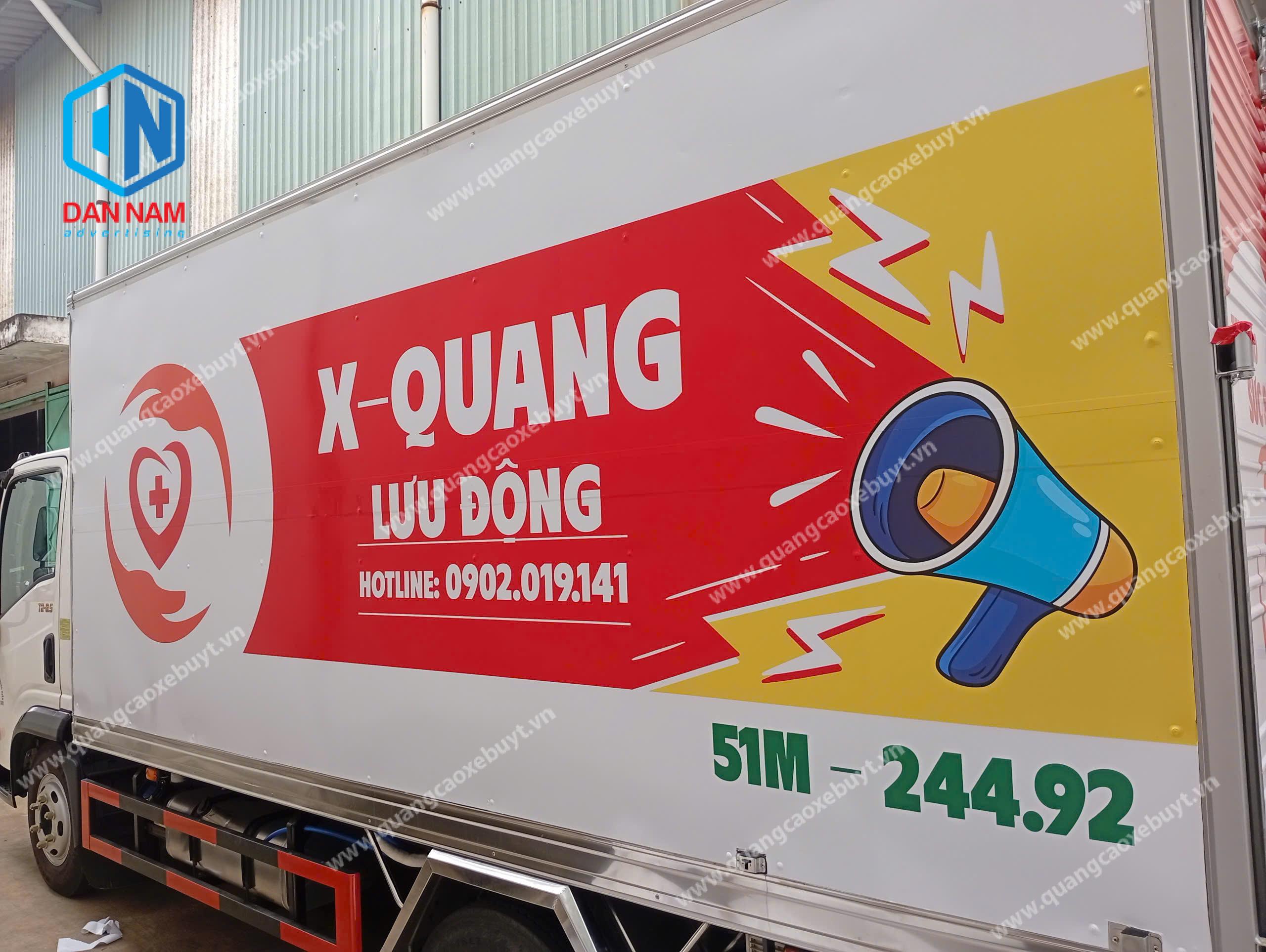 Dán decal trên xe tải Dán decal trên xe tải