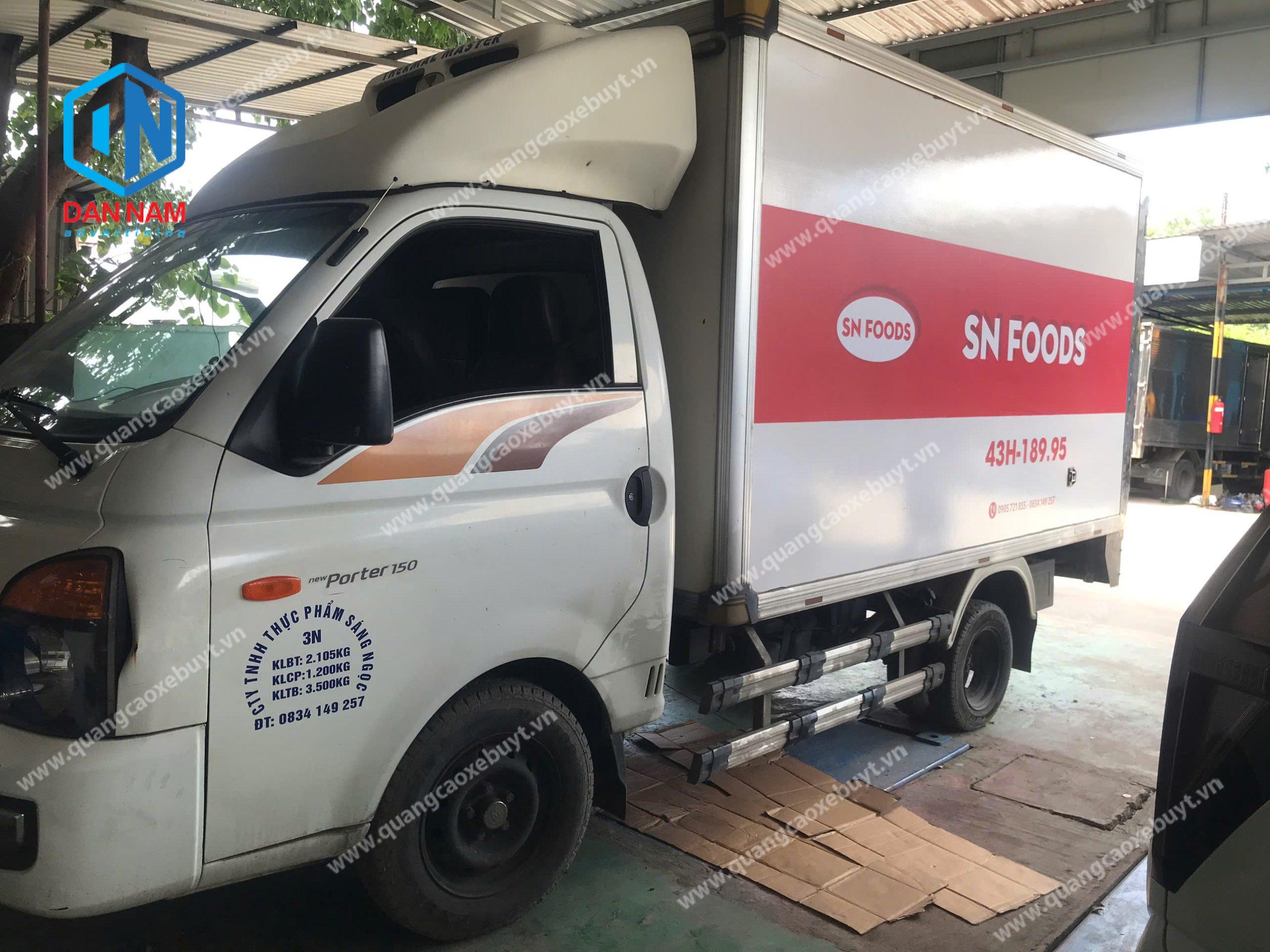 Dán decal xe tải Dán decal xe tải