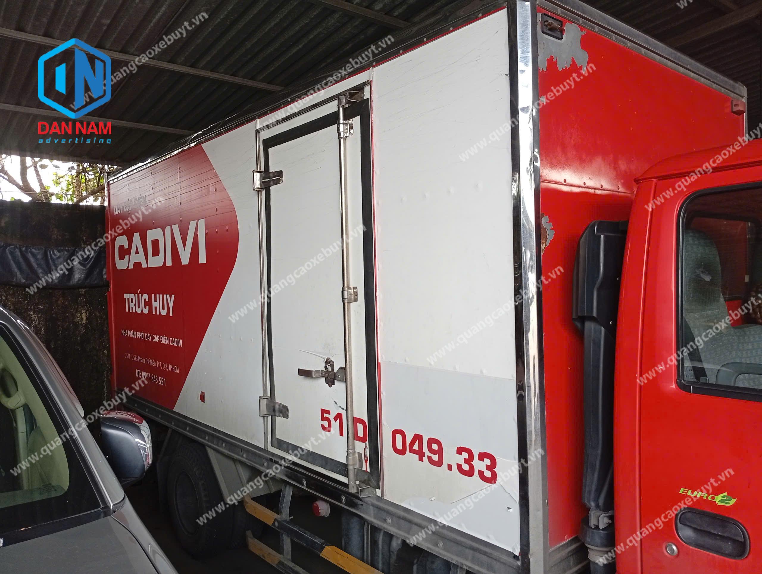 Dán decal xe tải Bình Dương Dán decal xe tải Bình Dương