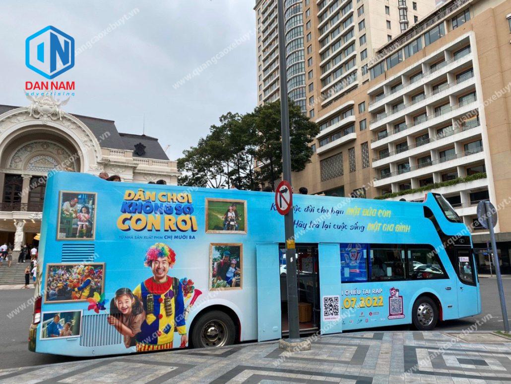 Quảng cáo xe bus 2 tầng Quảng cáo xe bus 2 tầng