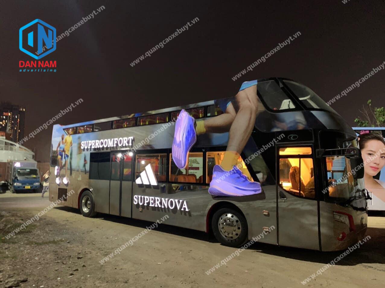 Quảng cáo xe bus 2 tầng Quảng cáo xe bus 2 tầng