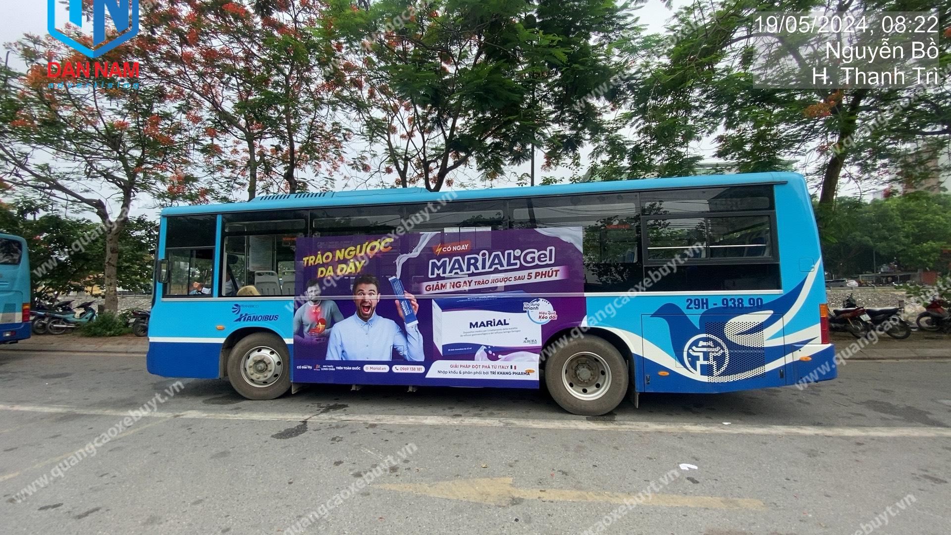 Quảng cáo xe bus tại Hà Nội