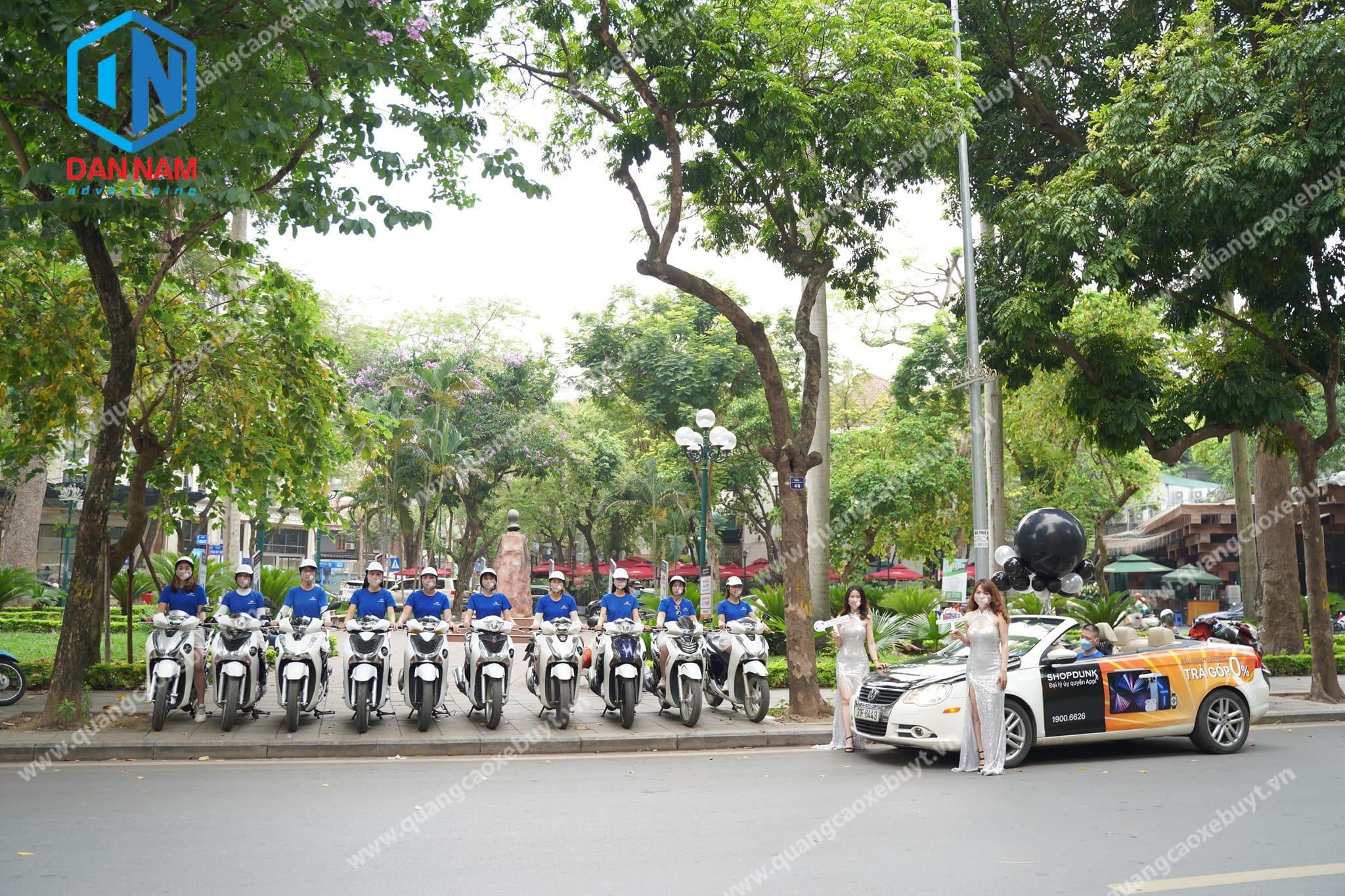 Tổ chức chạy Roadshow xe máy