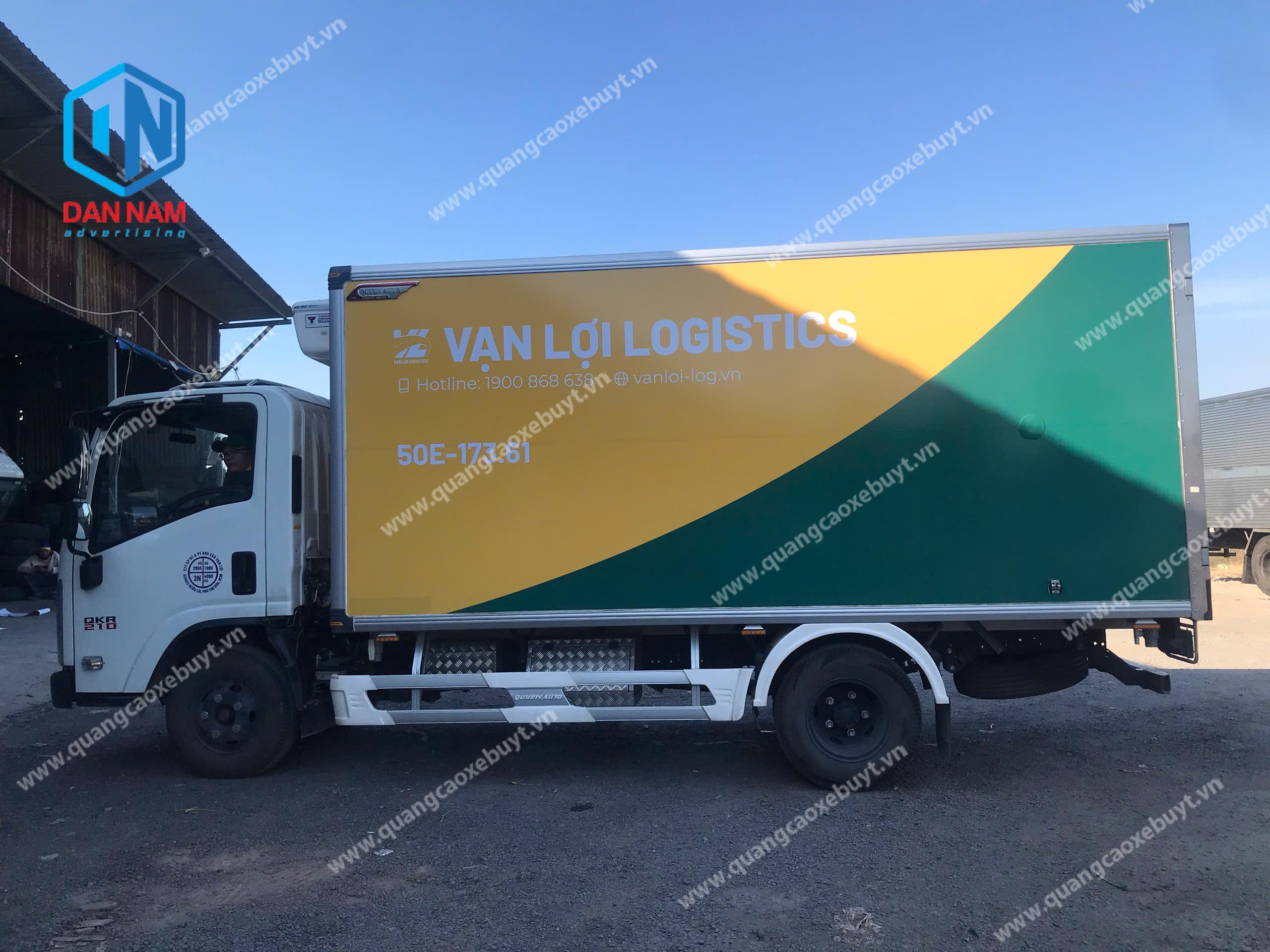 Dán quảng cáo decal xe tải