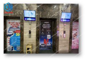 Dán quảng cáo thang máy
