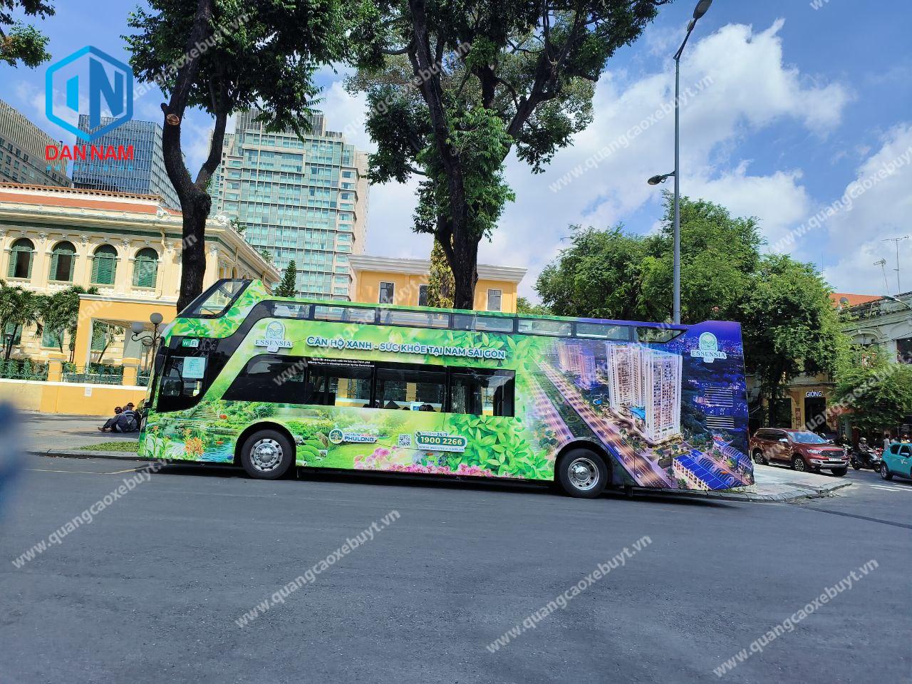 Dịch vụ cho thuê xe bus 2 tầng chạy roadshow