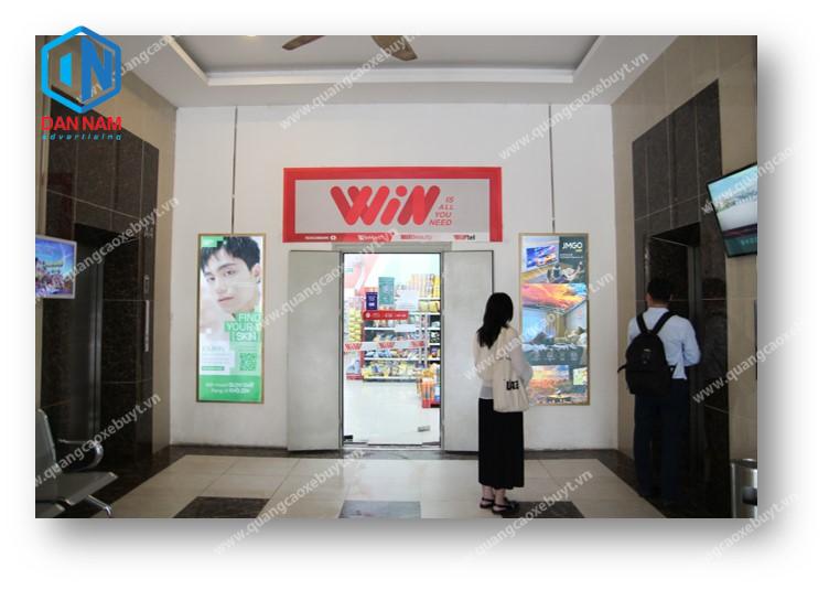 Quảng cáo standee tòa nhà