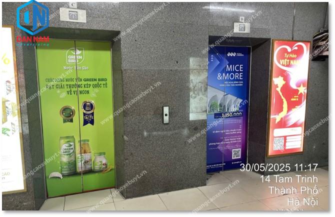 Quảng cáo thang máy