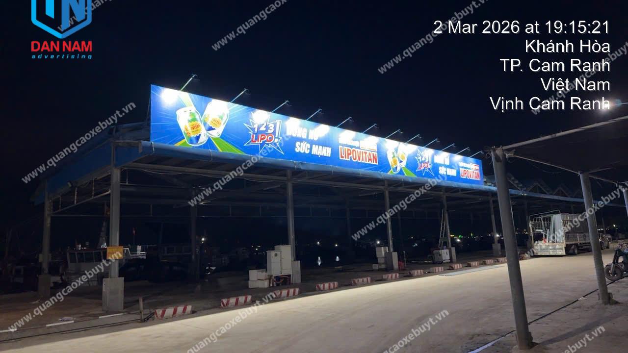 Quảng cáo tại cảng cá khánh hòa