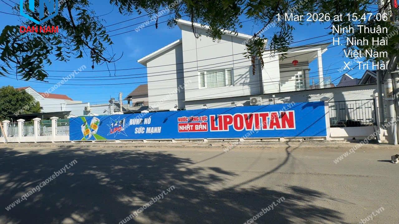 Quảng cáo tại cảng cá Ninh Thuận