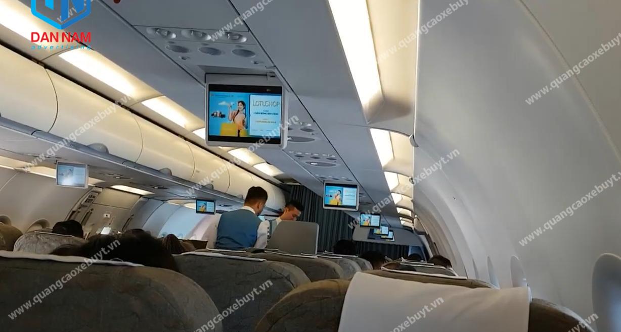 Quảng cáo TVC trên máy bay