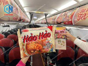 Quảng cáo trên máy bay Vietnam Airlines