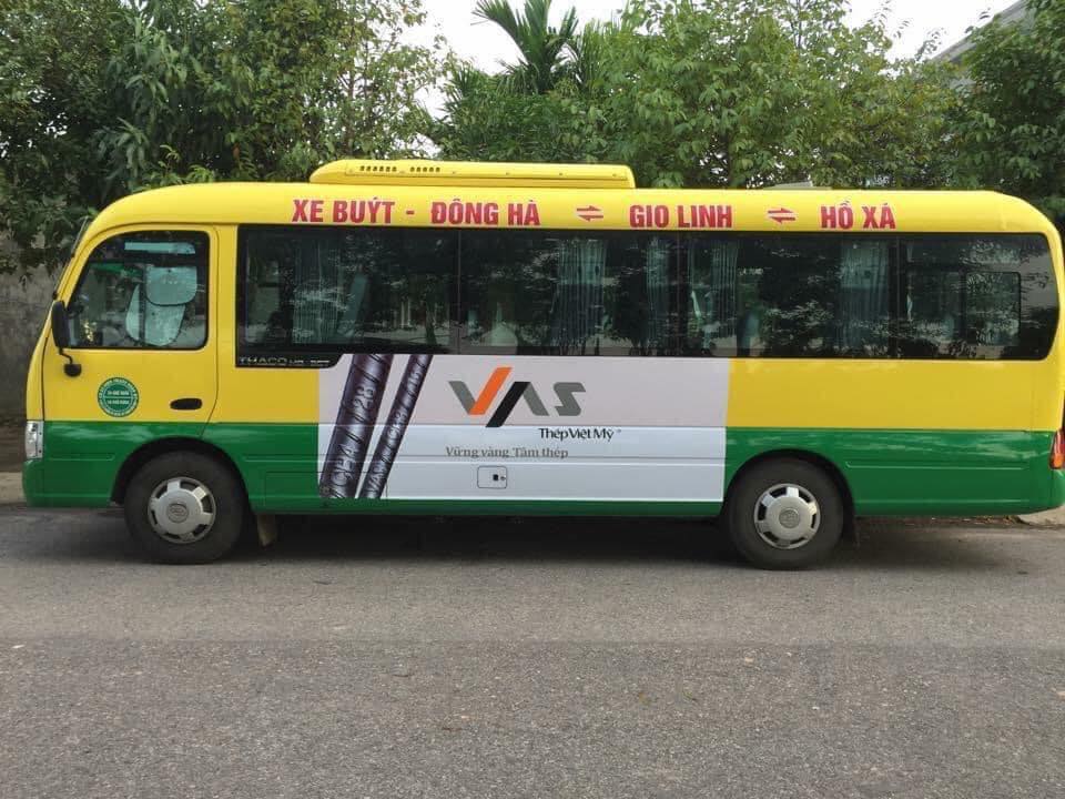 Quảng cáo xe bus Quảng Trị