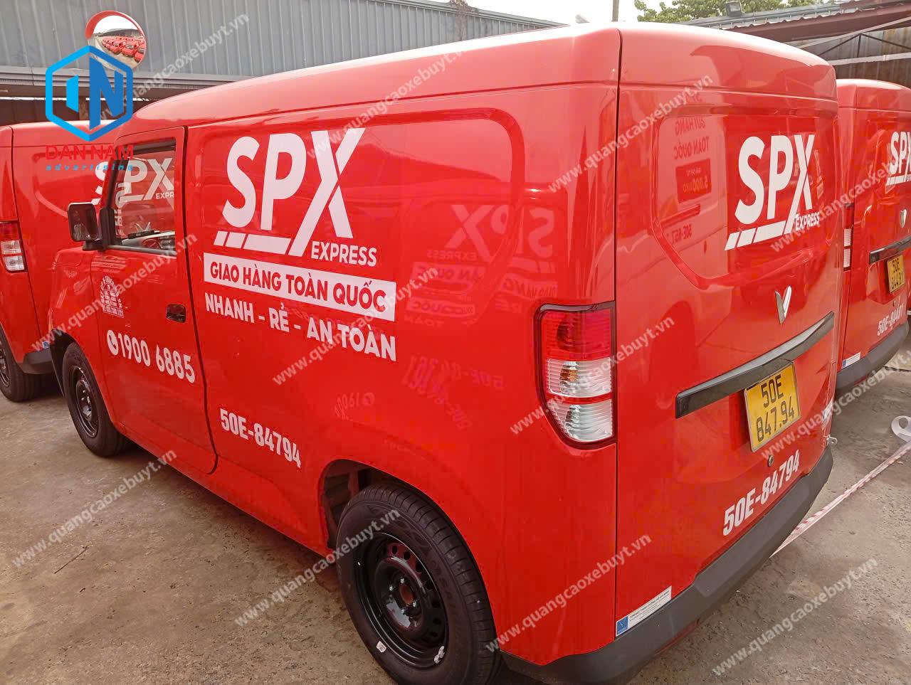 Dán decal xe van vinfast Dán decal xe van vinfast