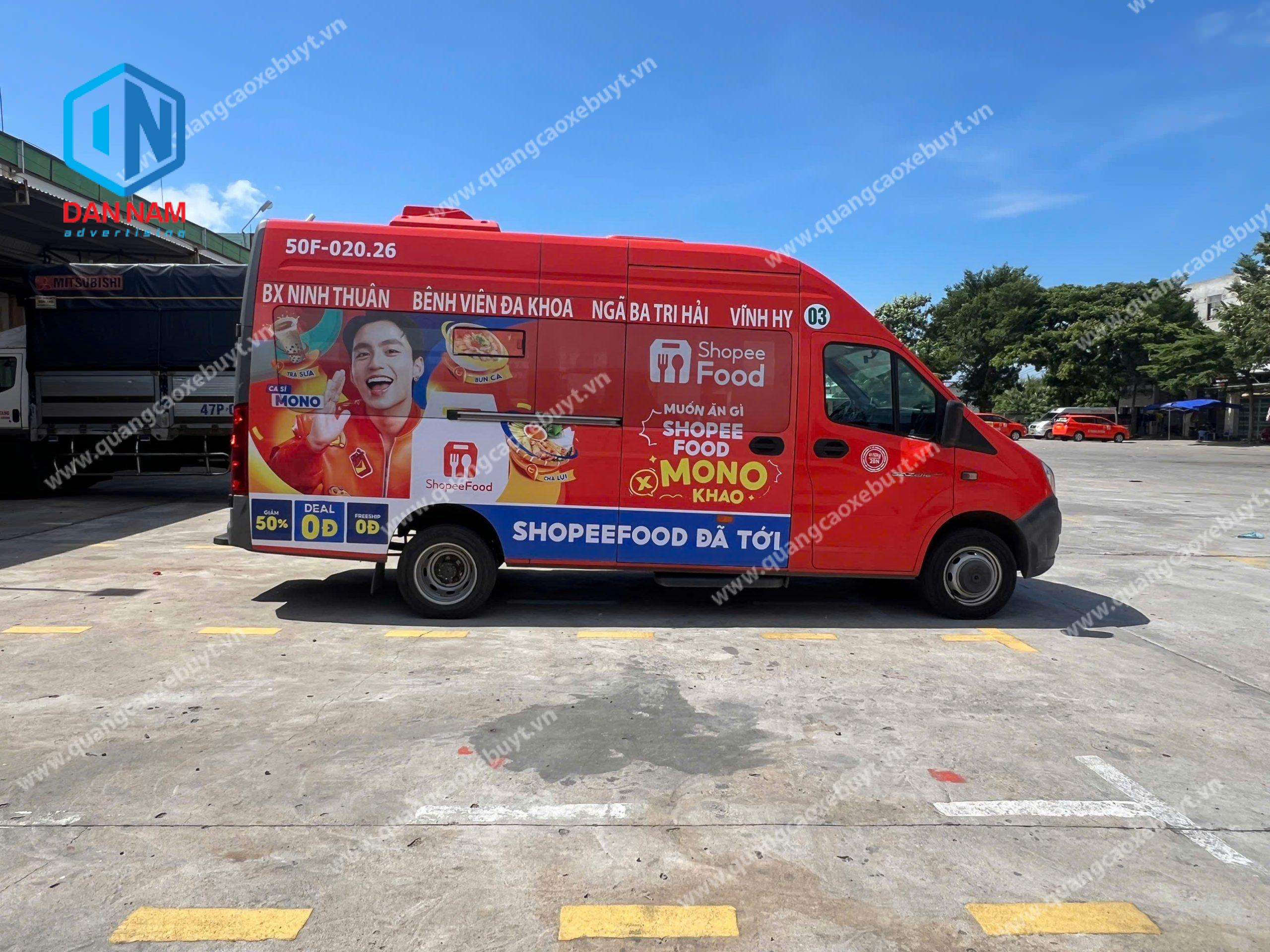 Quảng cáo xe bus Phú Yên