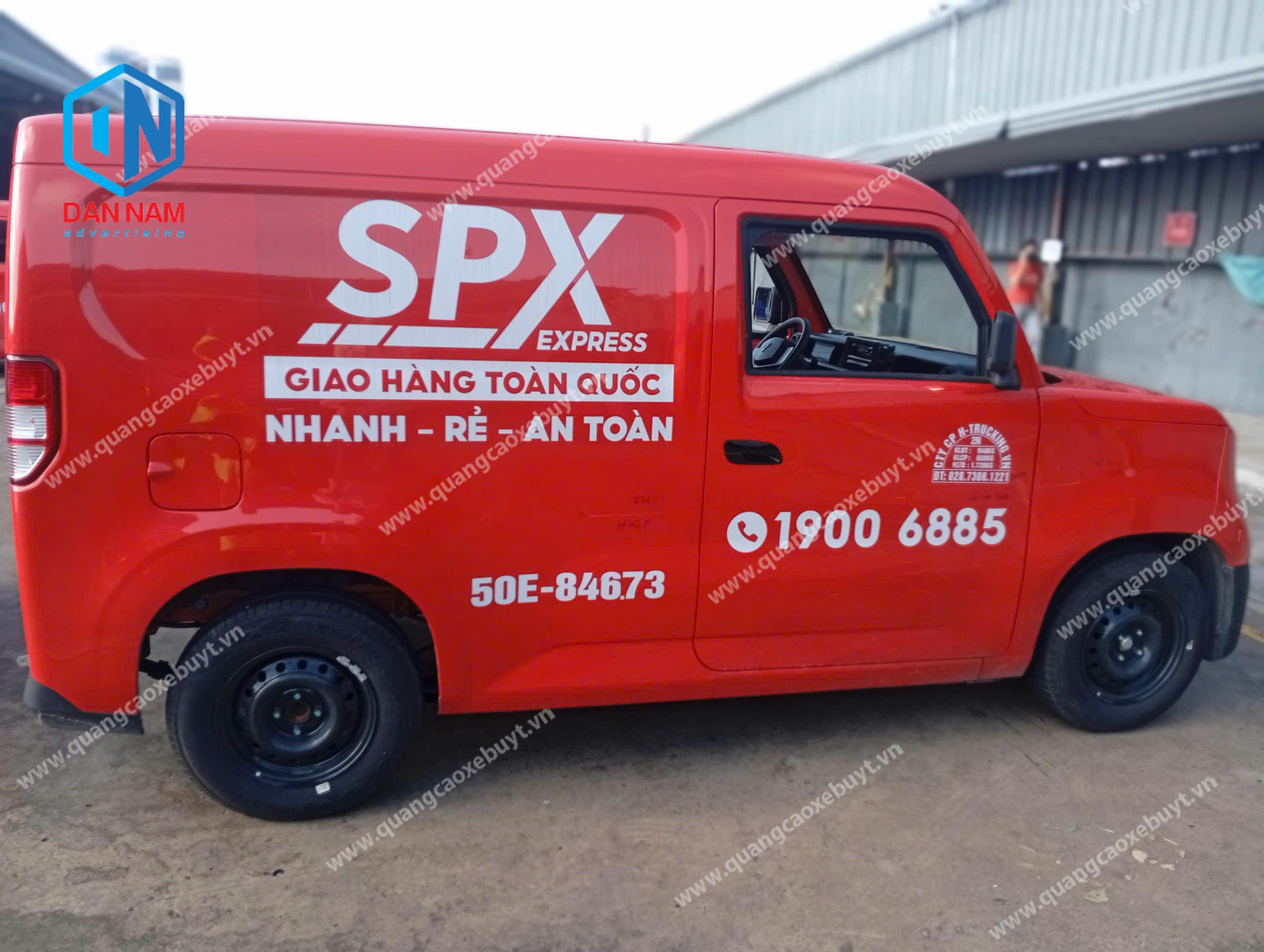 In ấn thi công dán decal UV xe tải